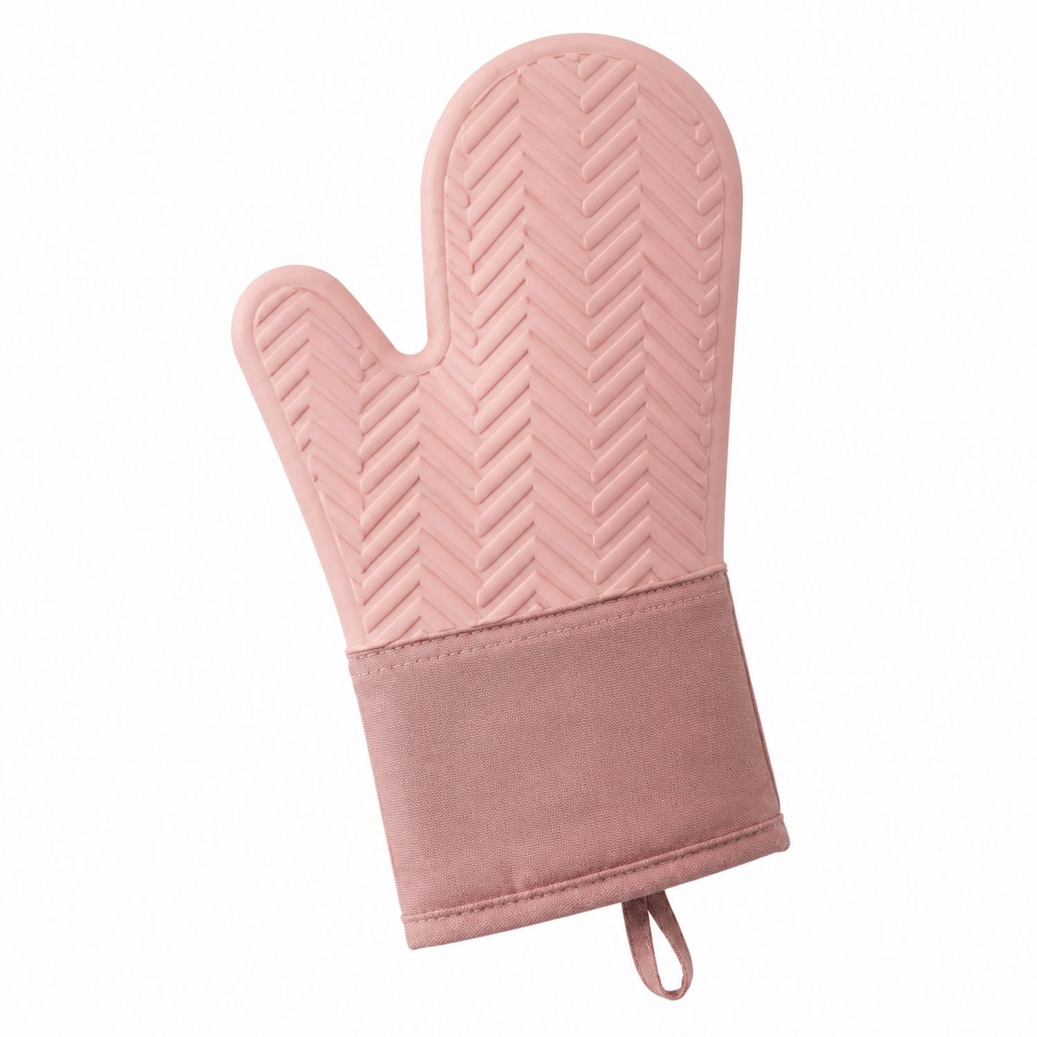 Hitzebeständiger Ofenhandschuh Rosa Silikon-Cavessaliving