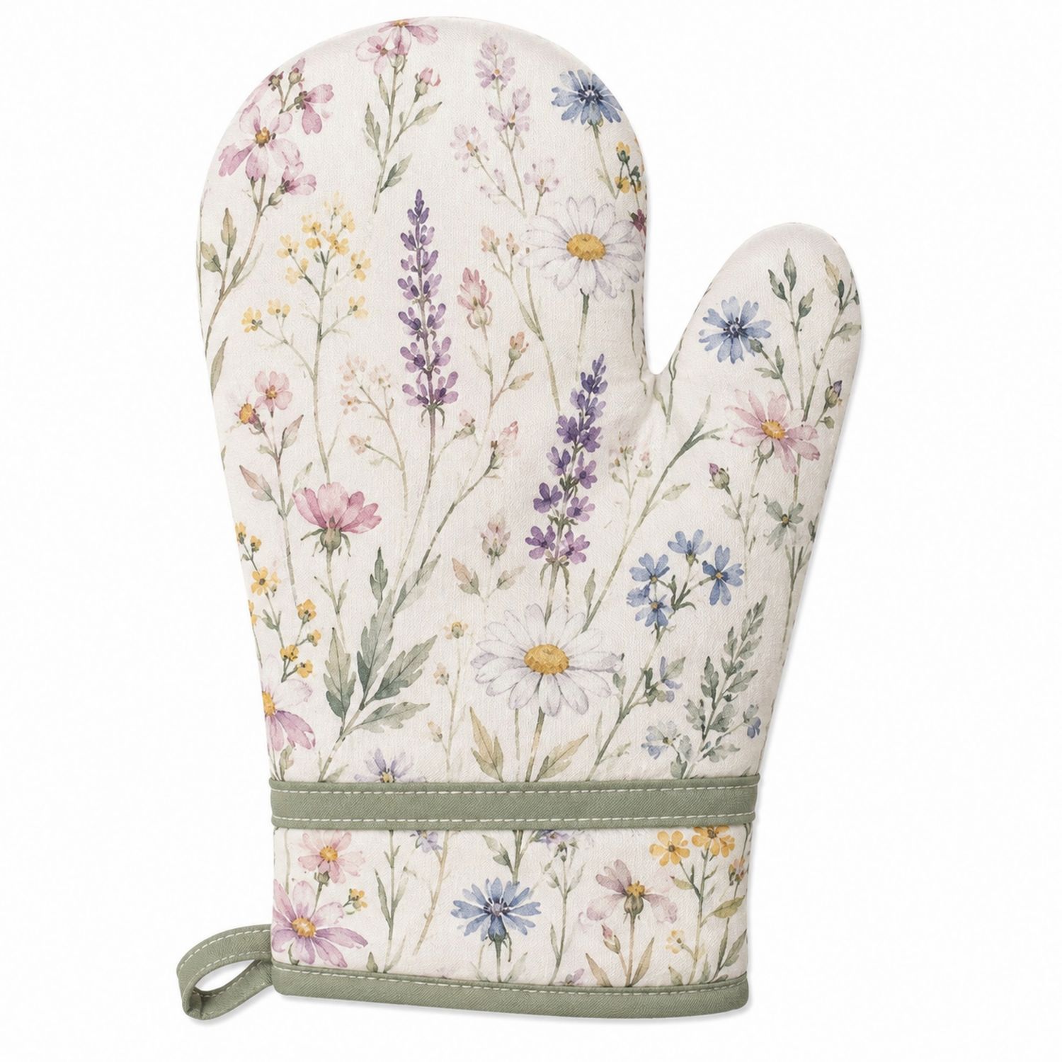 Küchenhandschuh mit floralem Pastell-Design-Cavessaliving