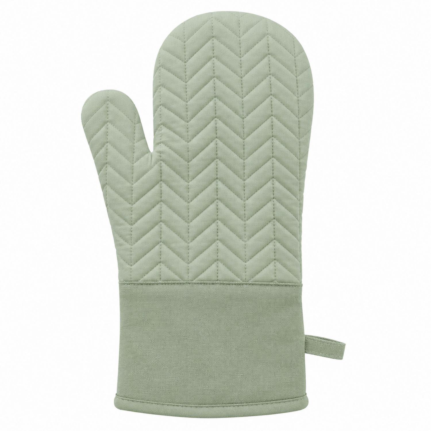 Grüner Ofenhandschuh mit Hitzeschutz 30x15cm-Cavessaliving