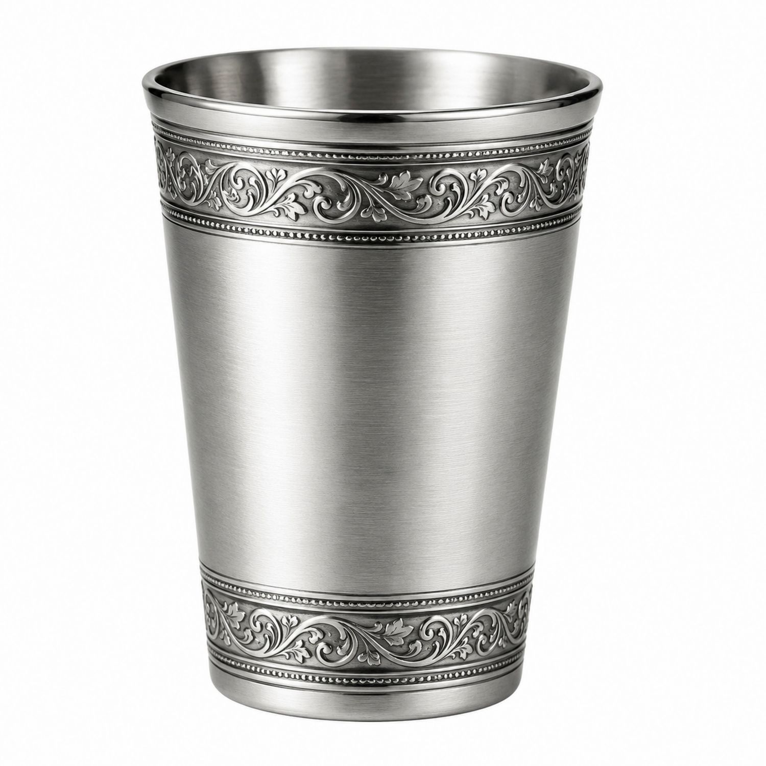 Eleganter Silberbecher mit Gravur, 300ml