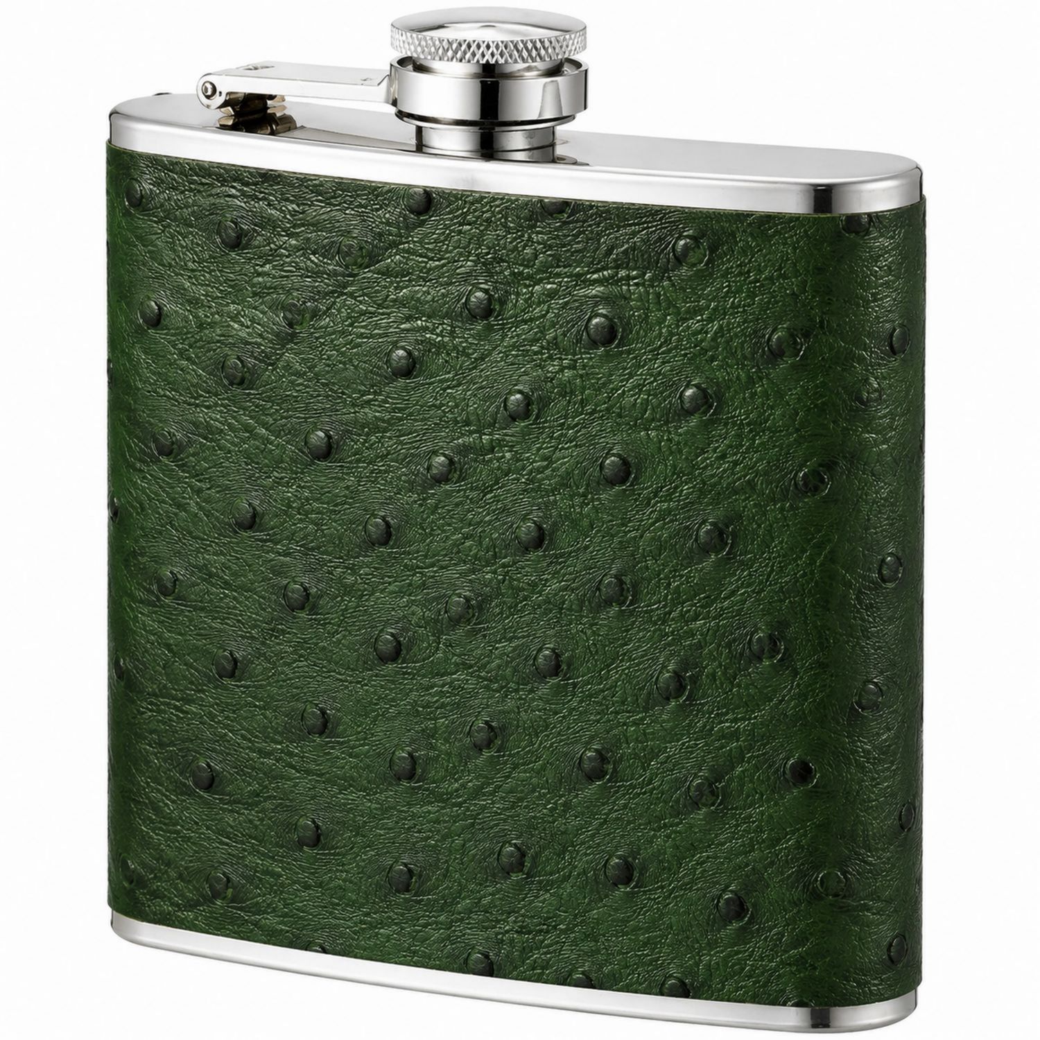 Hochwertiger 200ml Flachmann mit Grünem Design