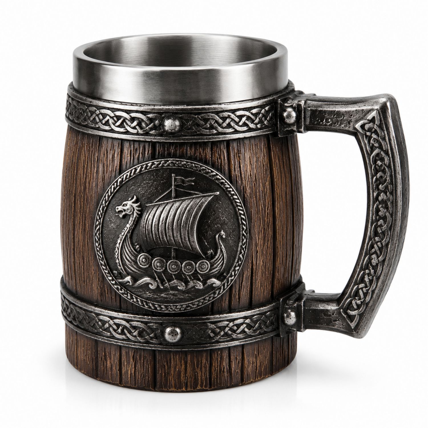 Wikingerkrug mit Drachenmotiv 500ml