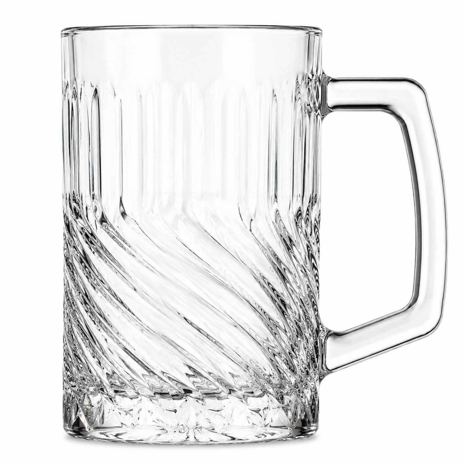 Klarer Glaskrug mit Griff 500ml