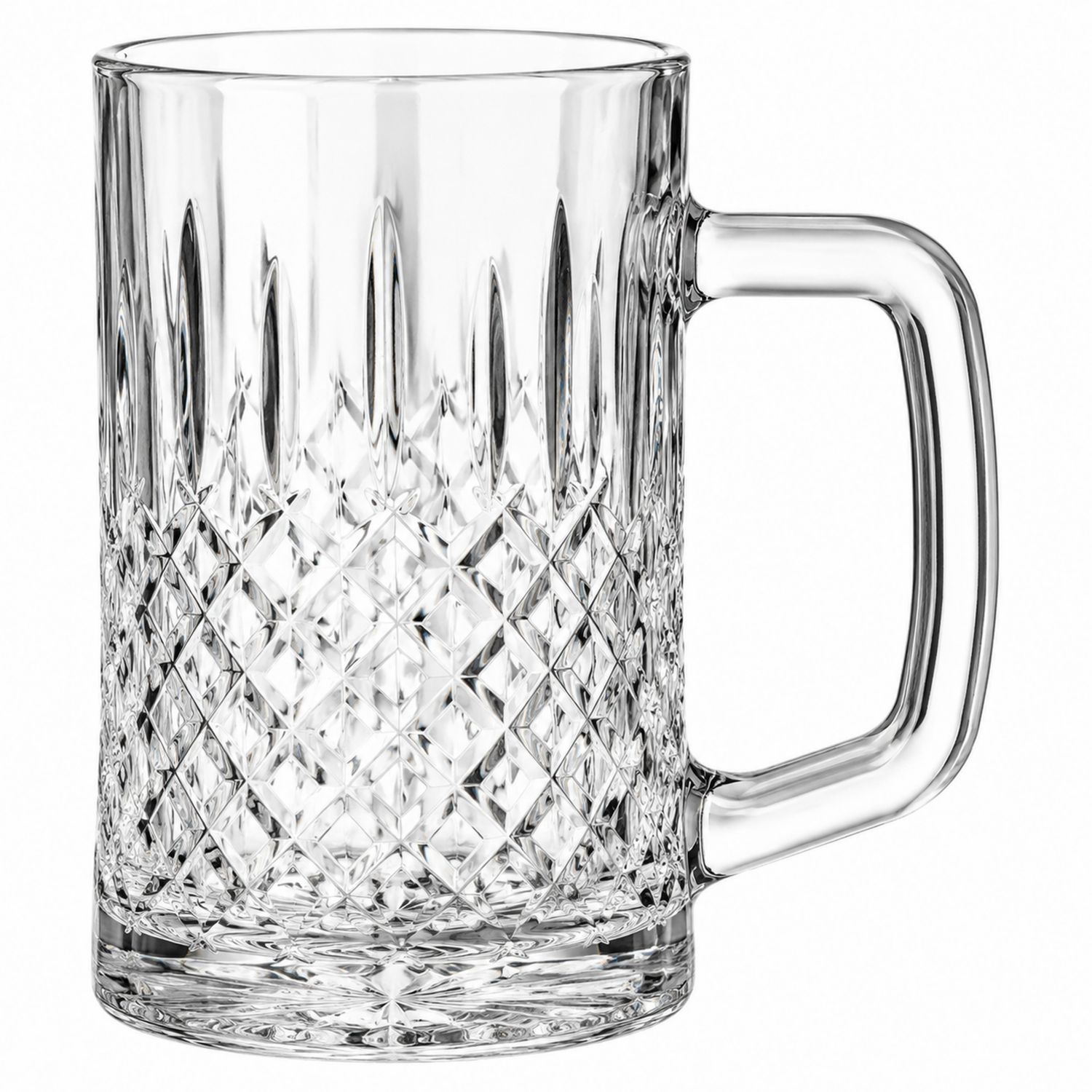 Kristall-Bierkrug 500ml Transparent