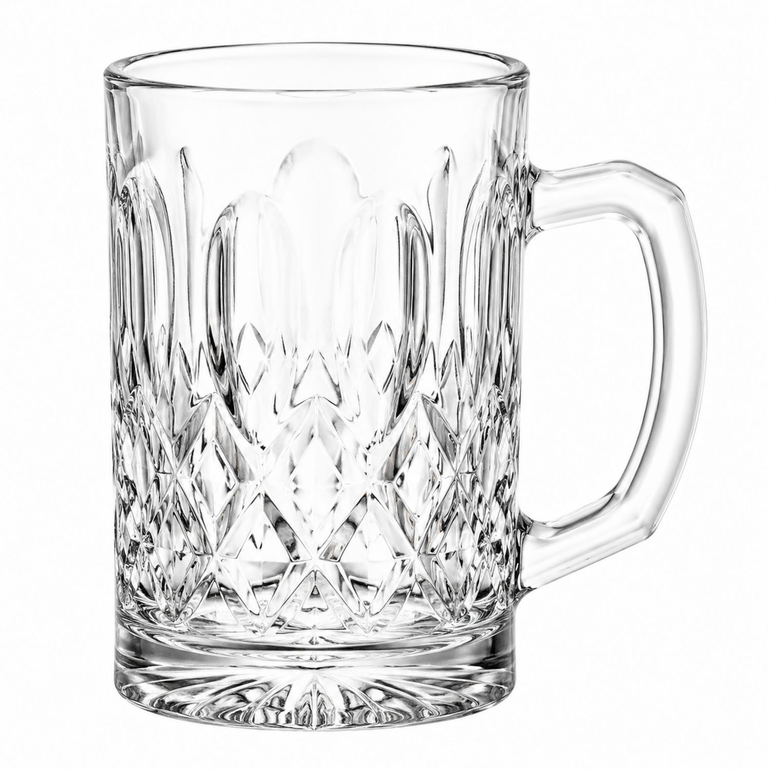Klarer Kristallbierkrug 500ml