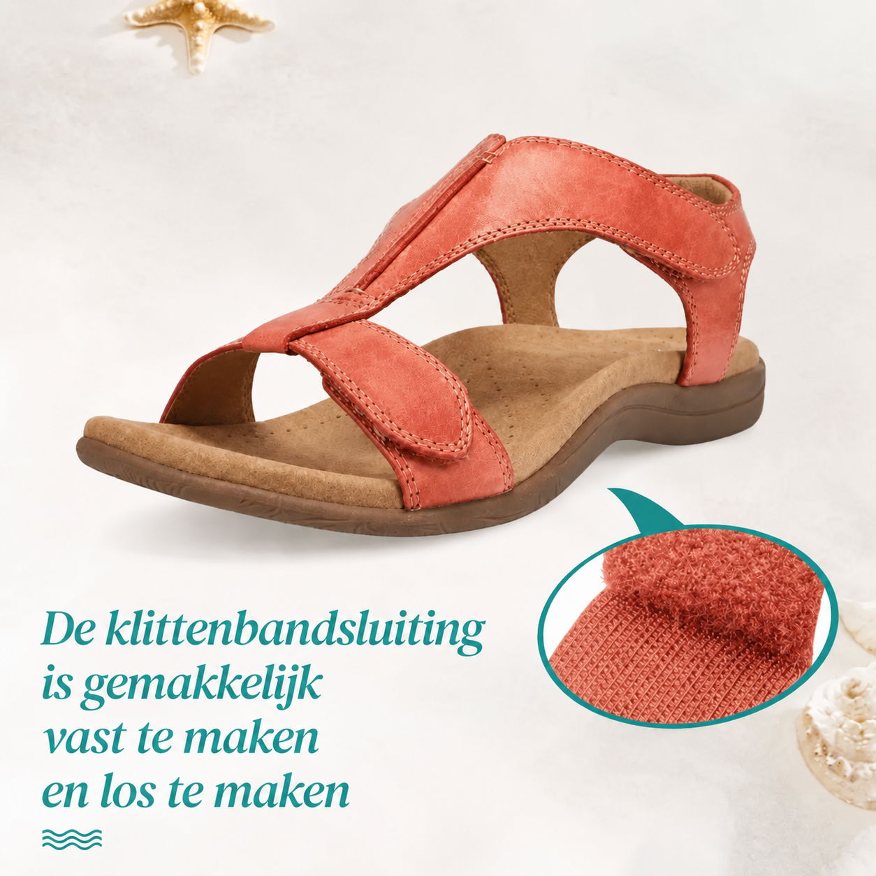 📣 LAATSTE DAG – 70% KORTING 🔥 Orthopedische sleehaksandalen voor dames – effectief tegen voetpijn