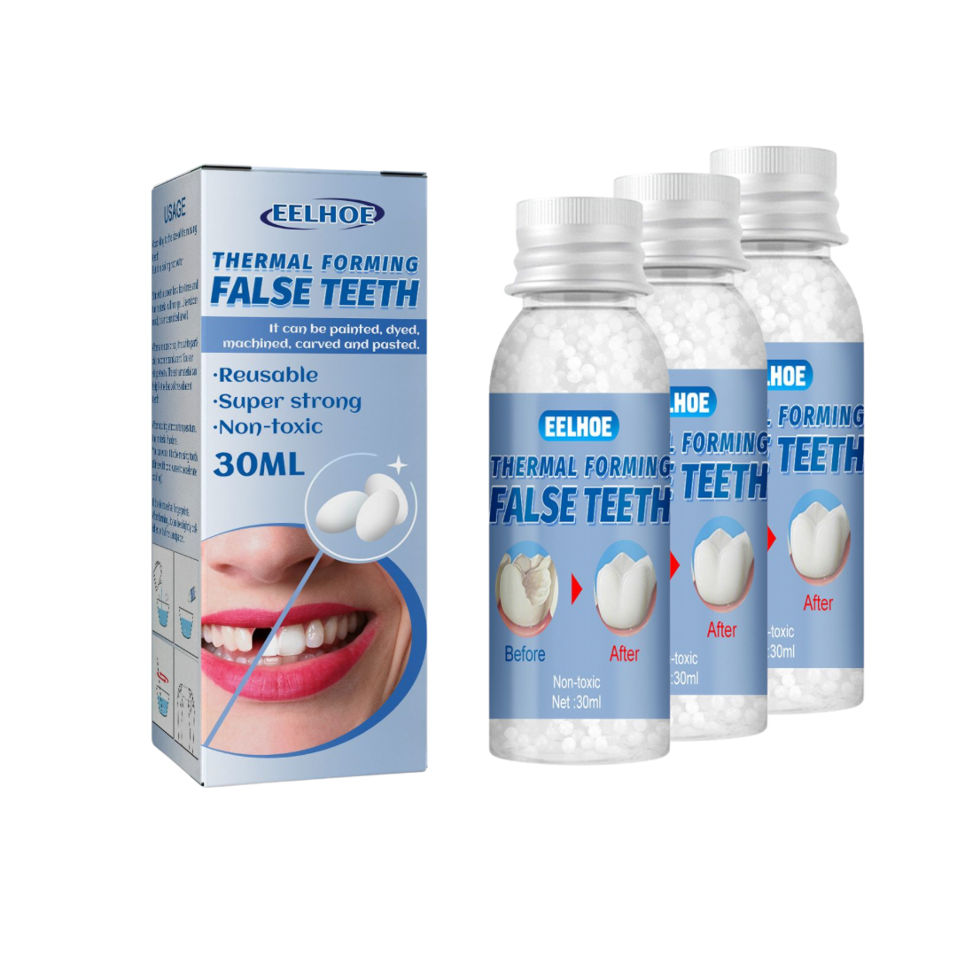 Instant Smile Temporary Tooth Repair Kit – Moldable Thermal Beads for Missing Teeth