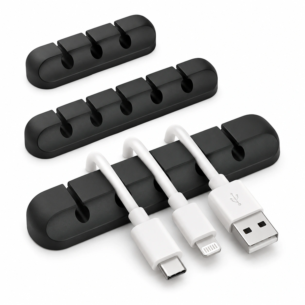 Kabelhalter Selbstklebend 3 Fach Set-scandorahome