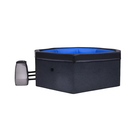 Aufblasbarer PVC-Whirlpool Rund Blau 180x65cm-pravelion