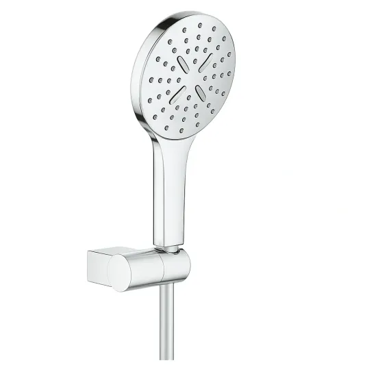 Handbrause Set Chrom Edelstahl und ABS-Kunststoff-pravelion