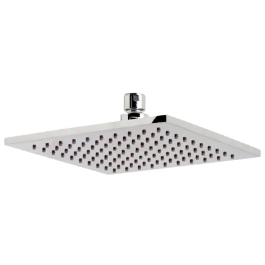 Quadratischer Edelstahl-Duschkopf 20 cm-pravelion