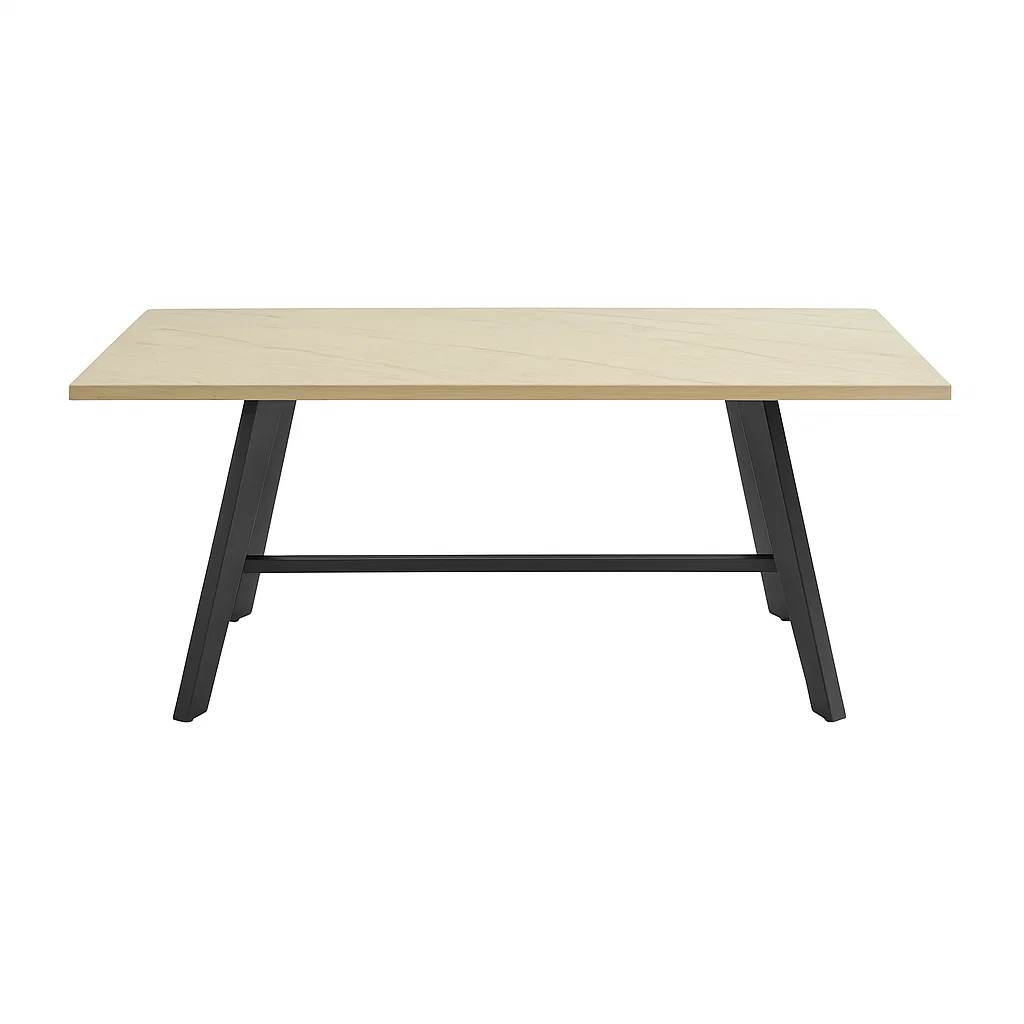 Esstisch Holz Metallbeine 200x100x75 cm-pravelion