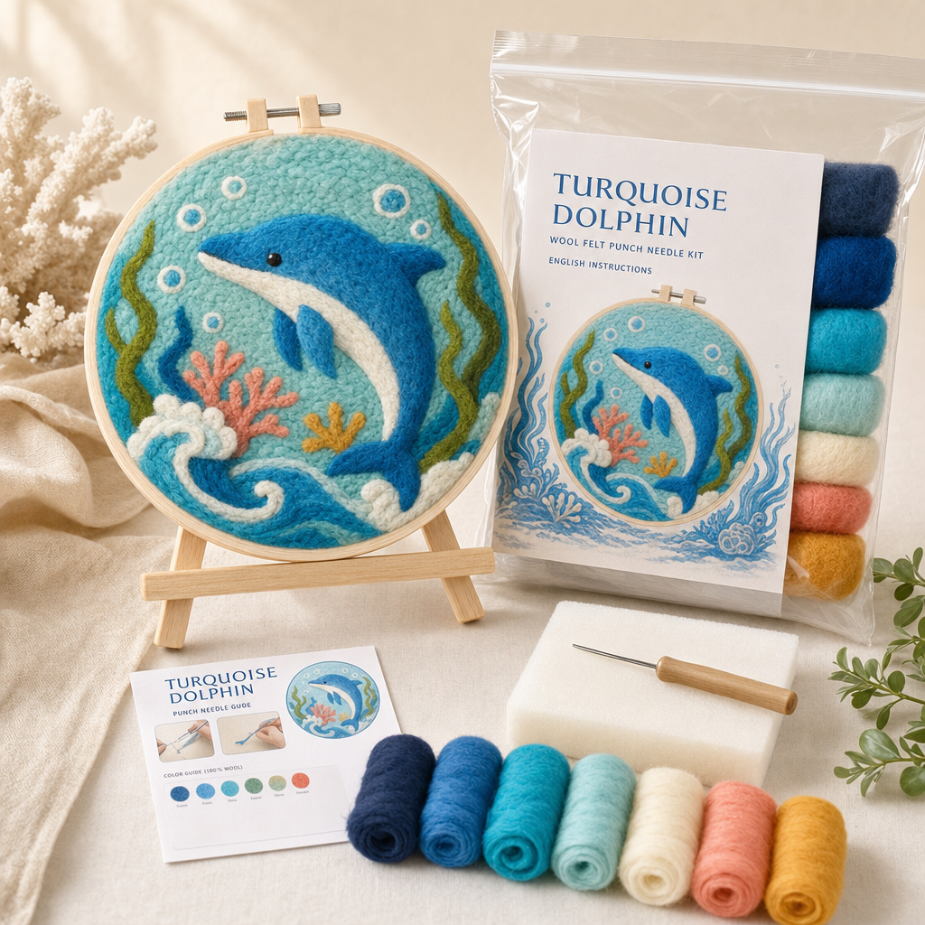 The Ocean Friends Wool Felt Kits That Turn Making Into Wall Art
