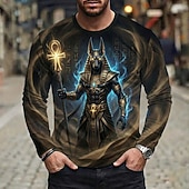 Tree Spirit Forest God 3D Printed Long Sleeve T Shirt Mens 