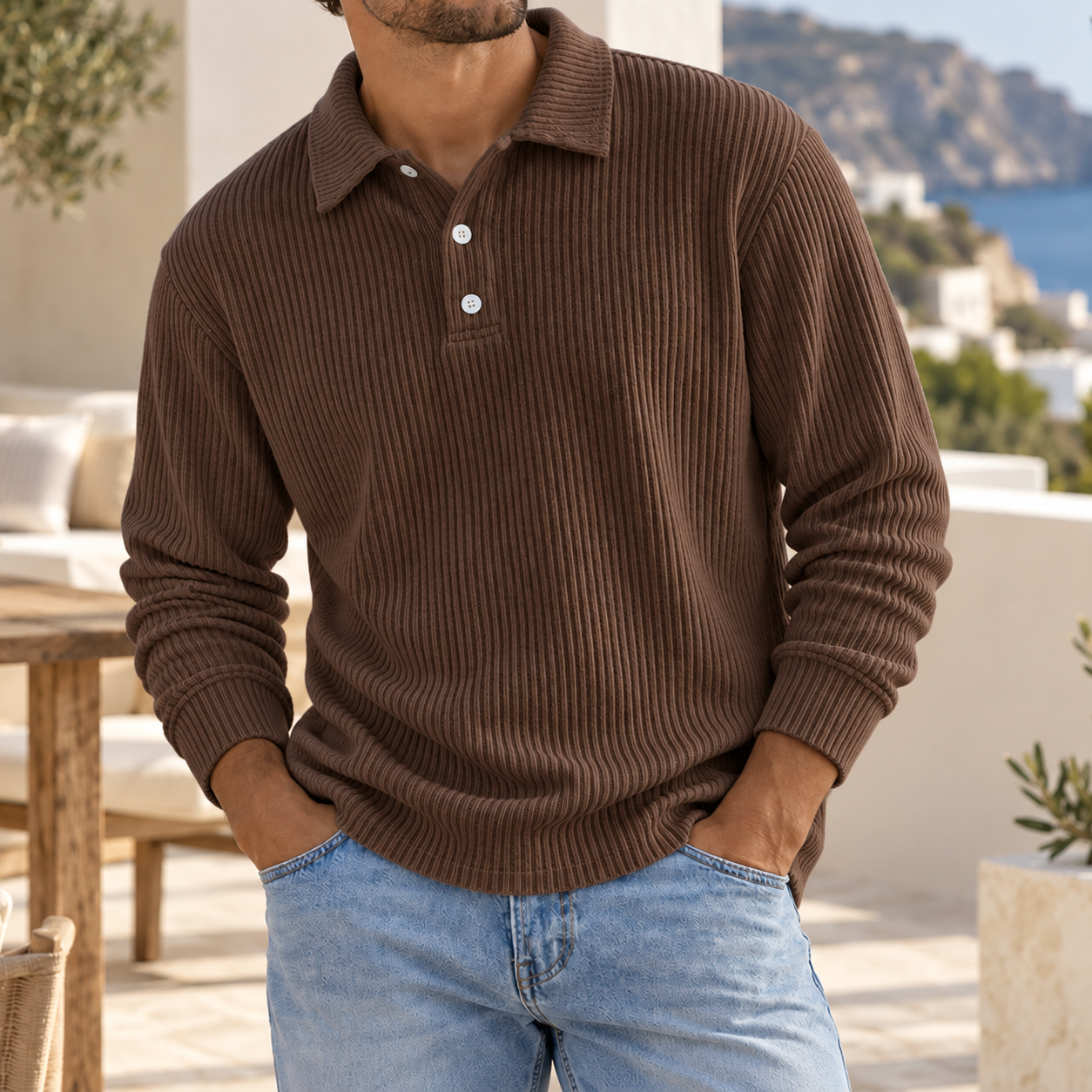 Brown Polo Weekend Styling