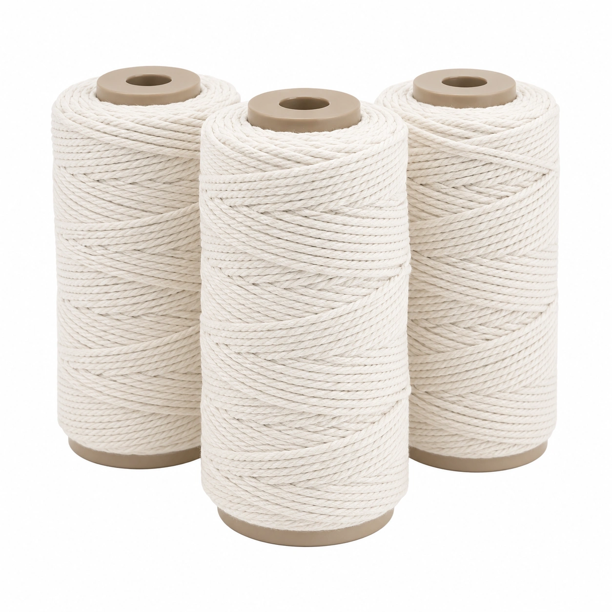Baumwollkordel Weiss 3er Set- fjorelahome