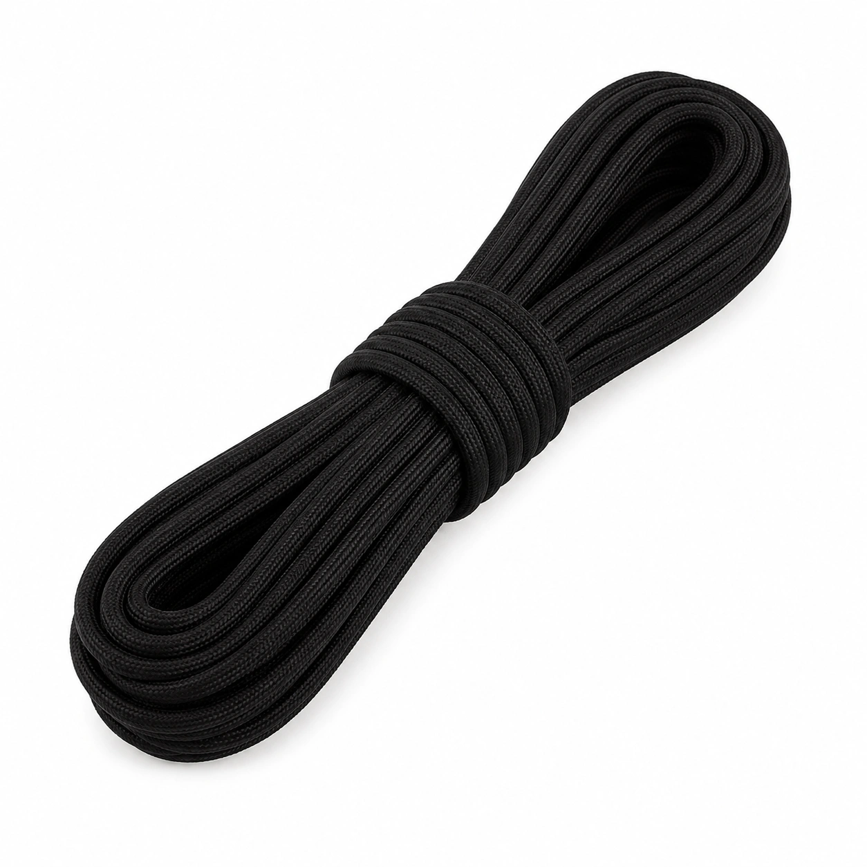 Schwarzes Paracord Seil 5 mm- fjorelahome