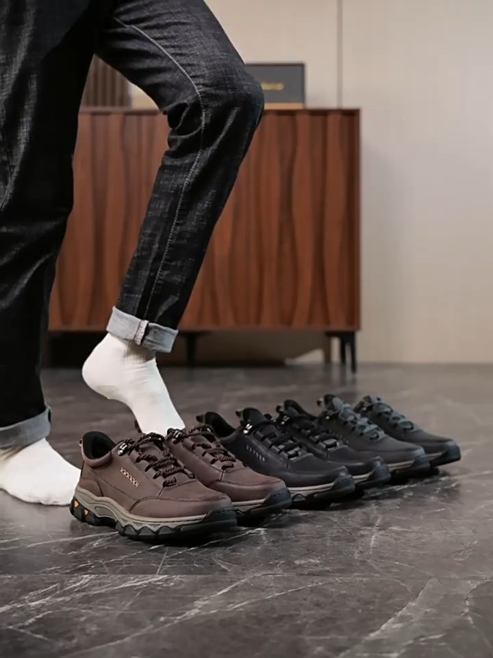 TrailOak® Men’s Rugged Lace-Up Walking Shoes