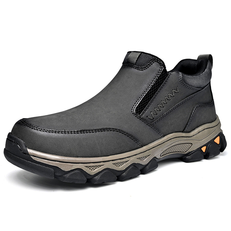 TRAILBORN®Men’s Autumn & Winter Non-Slip Thick-Sole Outdoor Casual Hiking Mid-Top Boots