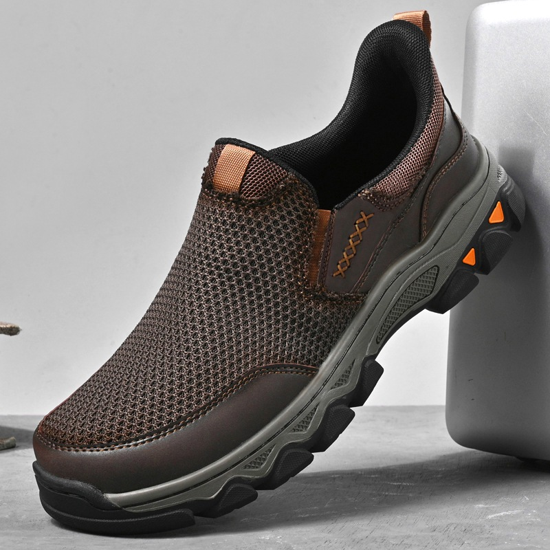  TRAILBORN®Men's Handmade Cowhide Orthopedic Breathable Walking Shoes