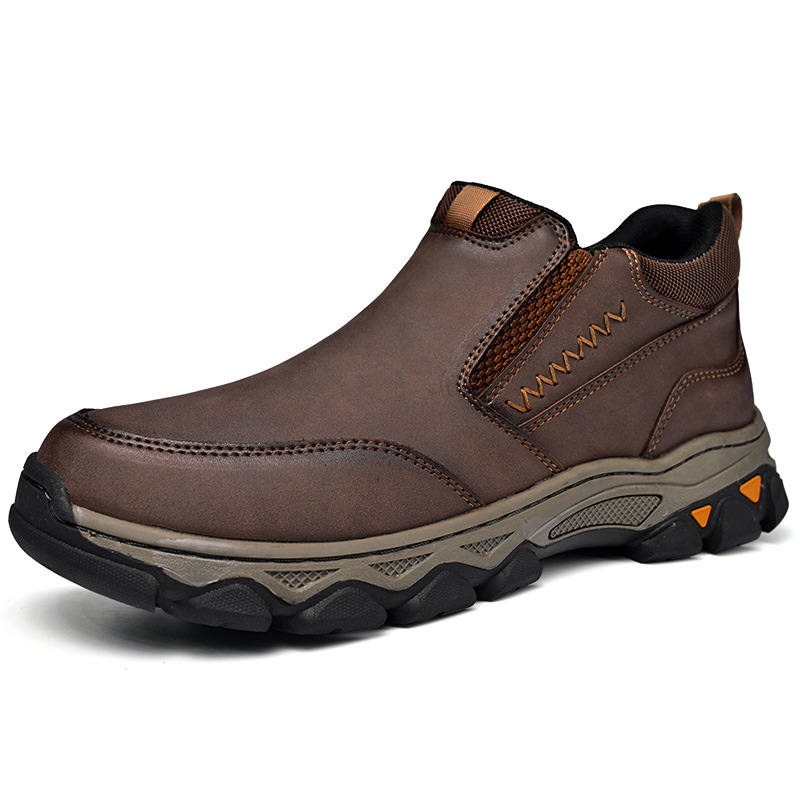 TRAILBORN®Men’s Autumn & Winter Non-Slip Thick-Sole Outdoor Casual Hiking Mid-Top Boots