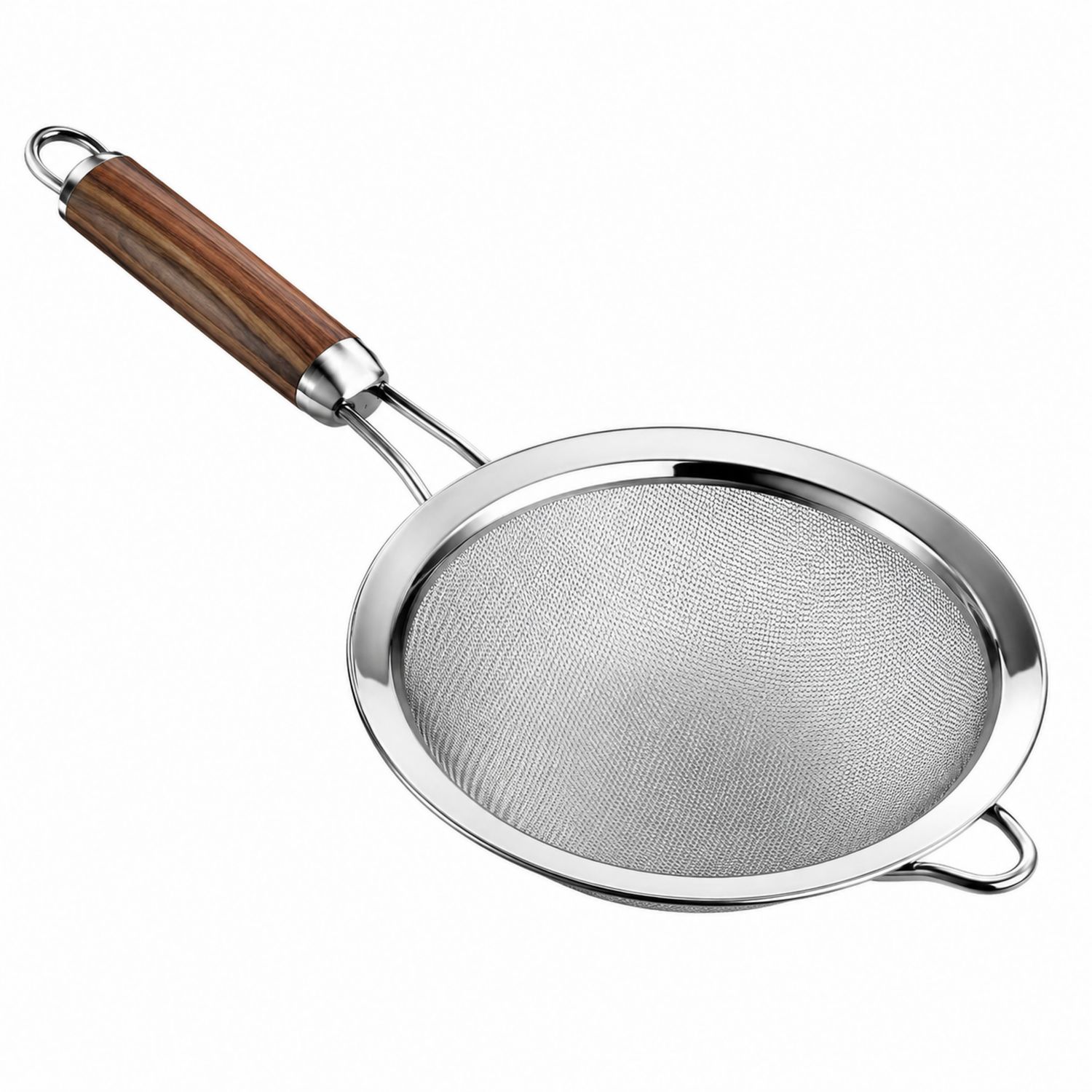Setaccio da Cucina con Manico in Legno e Rete Fine
