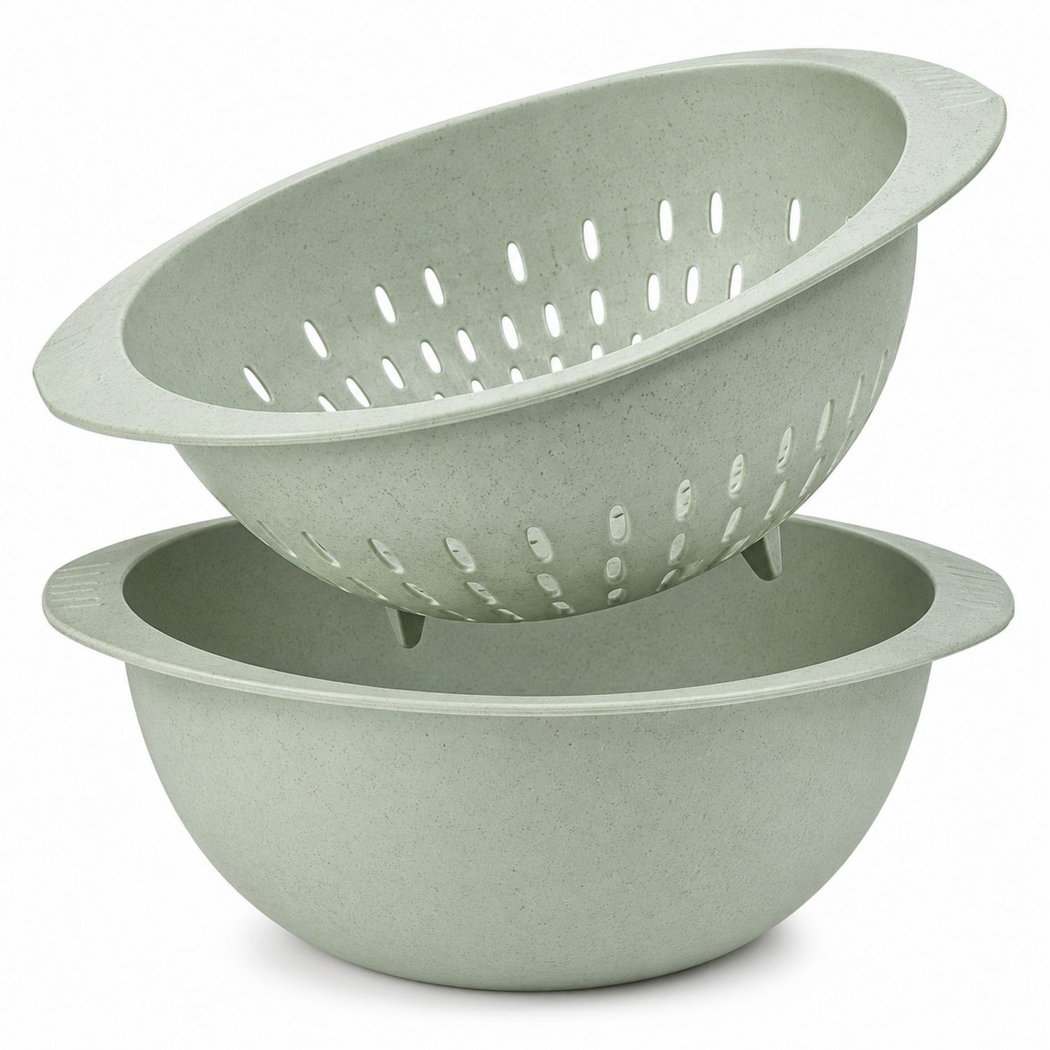 Set scolapasta e ciotola salvia 4L
