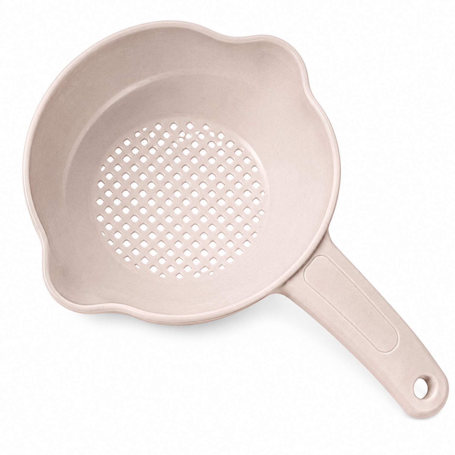 Colino da Cucina in Plastica Beige con Manico Ergonomico