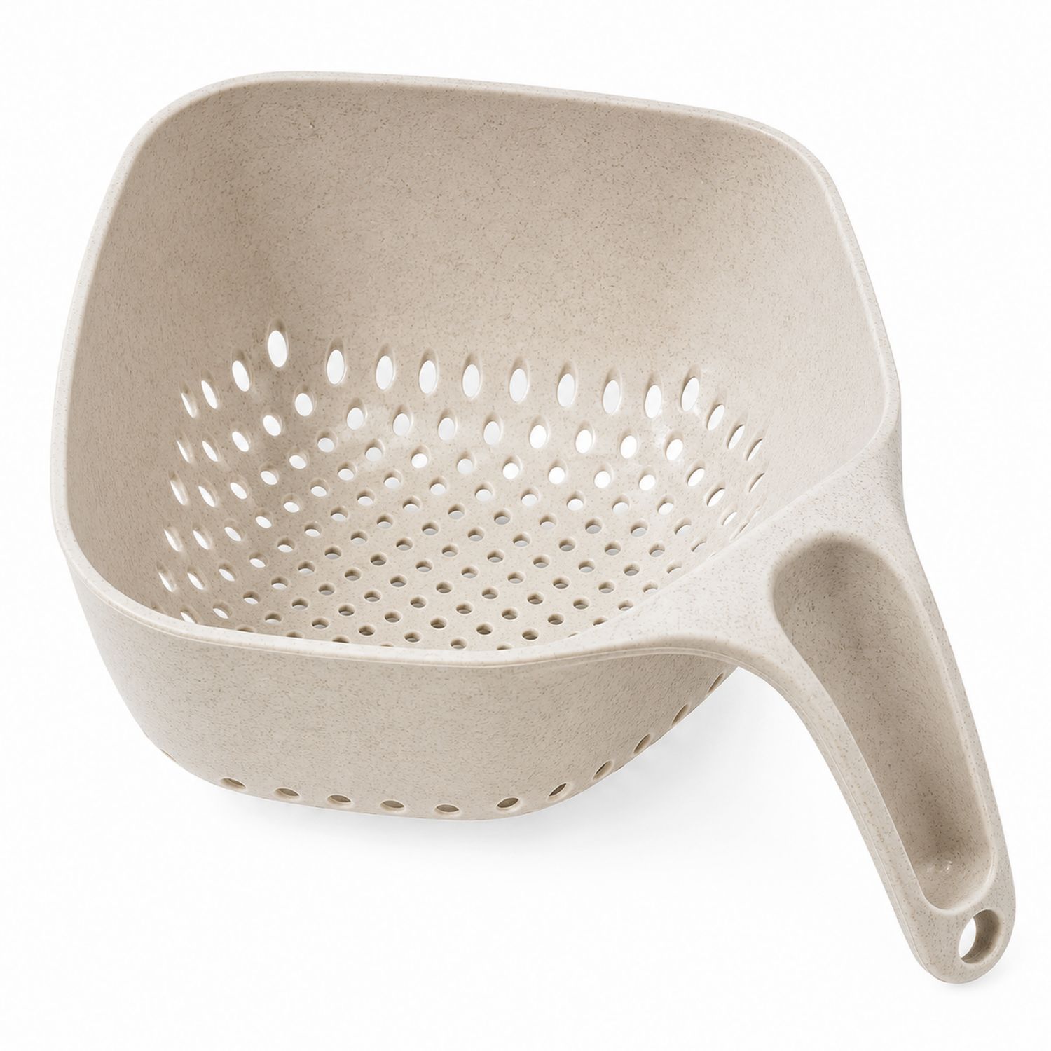 Scolapasta Rettangolare con Manico Beige