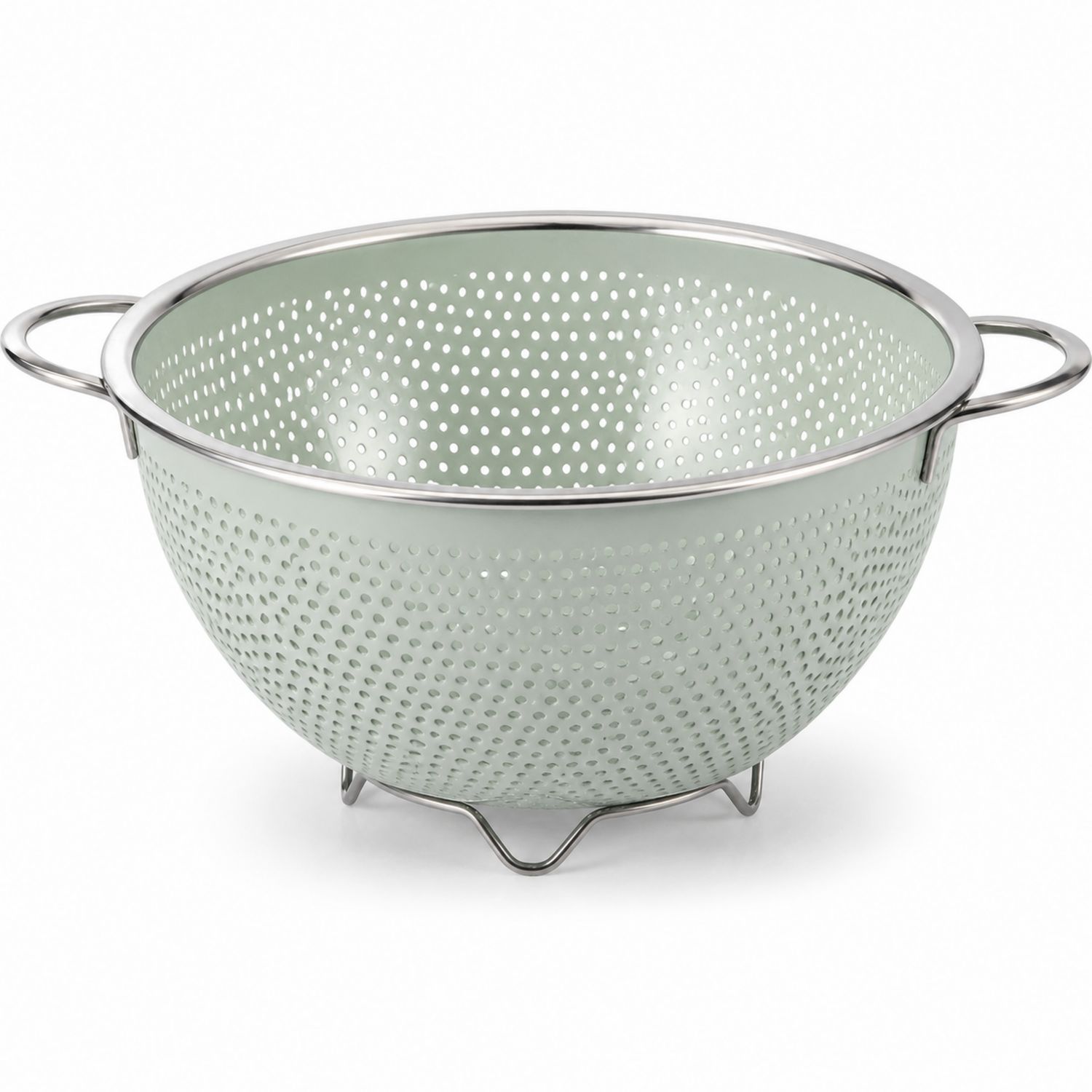 Scolapasta Verde con Manici Laterali