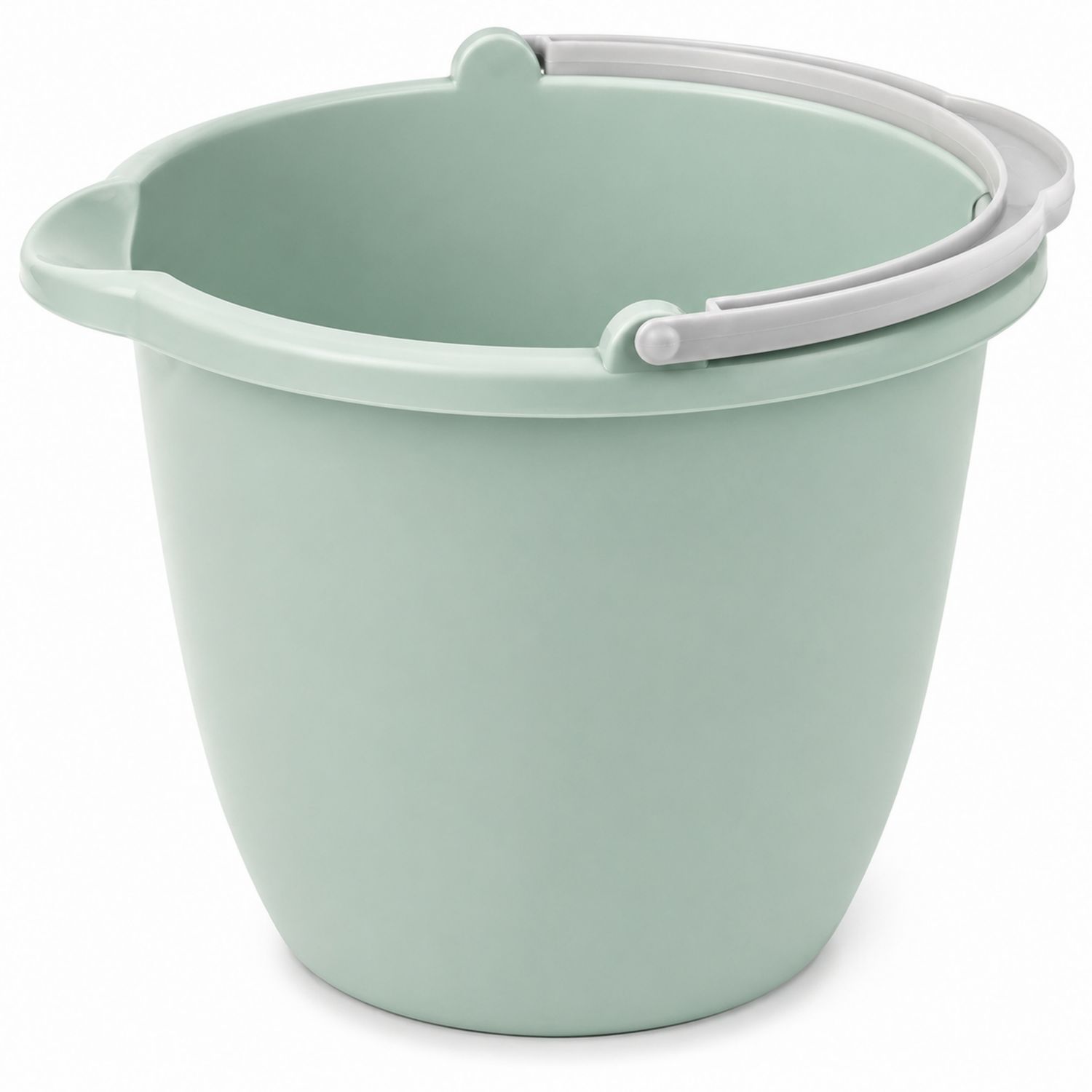 Seau polyvalent vert menthe 10L avec anse robuste