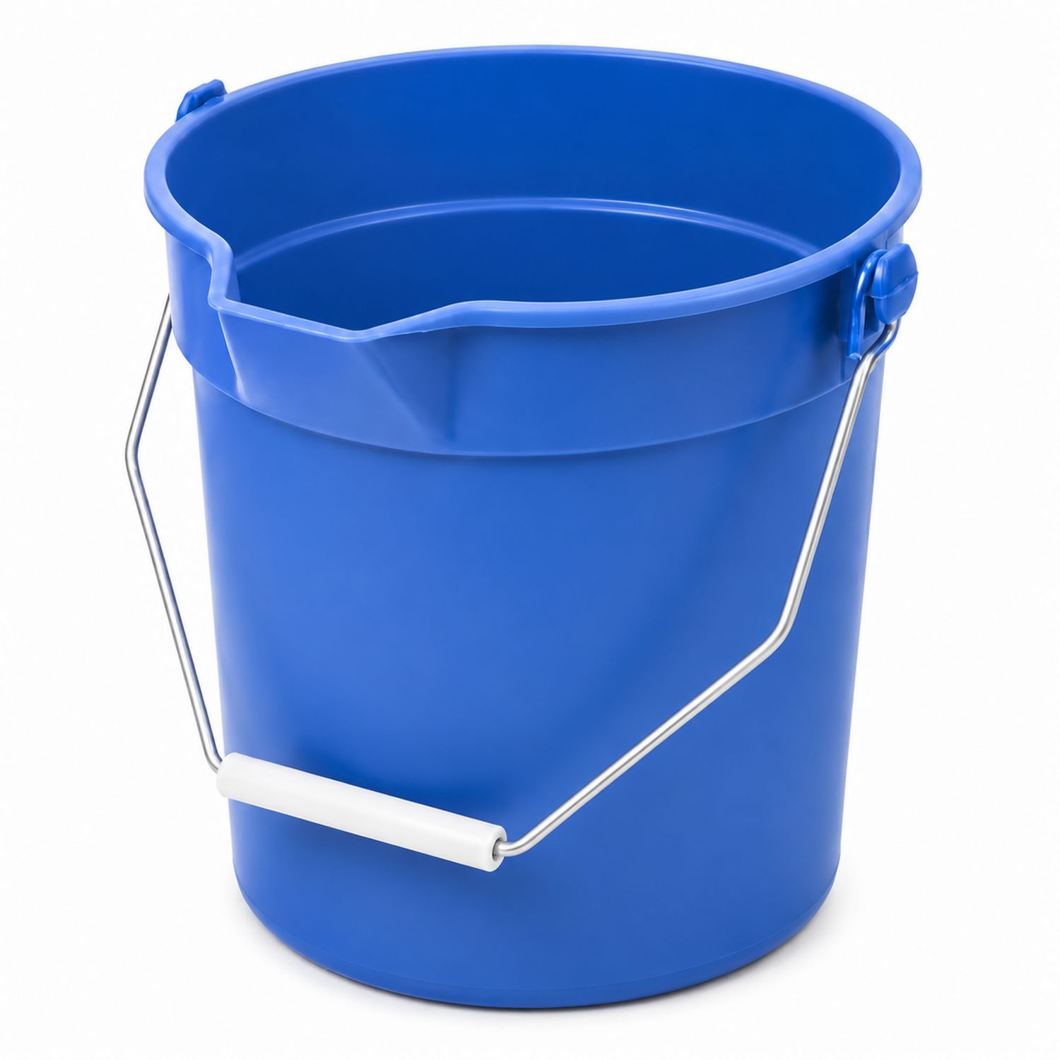 Seau en Plastique Bleu 10L avec Anse en Métal