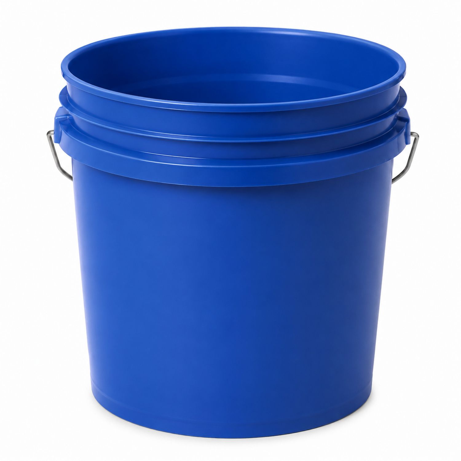 Seau bleu vif 20L avec poignée en métal