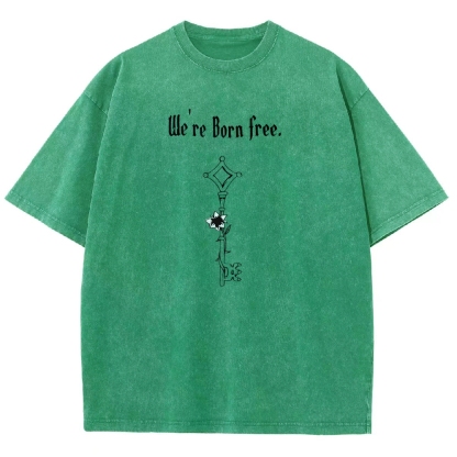 AOT Titan Unisex Fit Washed T-Shirt 2504009749