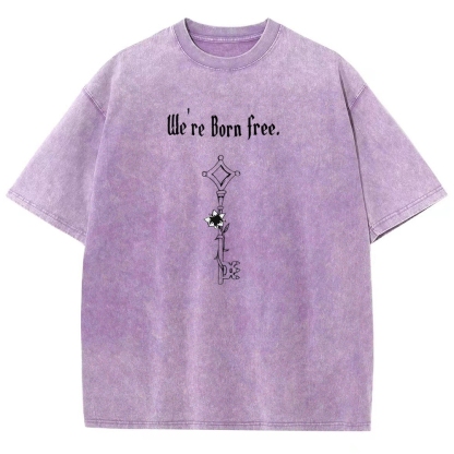 AOT Titan Unisex Fit Washed T-Shirt 2504009749