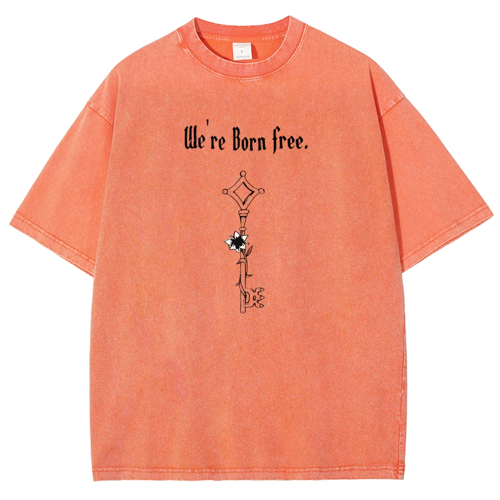 AOT Titan Unisex Fit Washed T-Shirt 2504009749