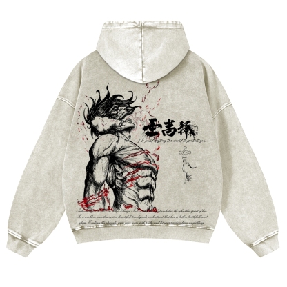 AOT Titan Casual Washed Hoodies 2506023916