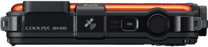 Nikthton COOLPIX AW100 16 MP CMOS Waterproof Digital Camera with GPS and Full HD 1080p Video (Black)