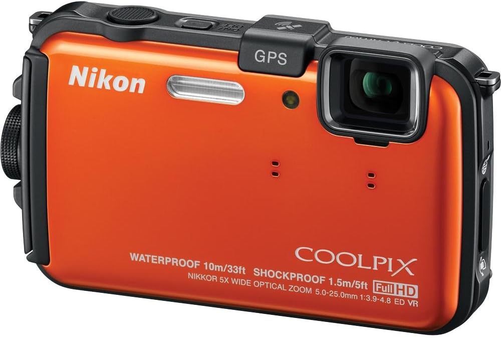 Nikthton COOLPIX AW100 16 MP CMOS Waterproof Digital Camera with GPS a