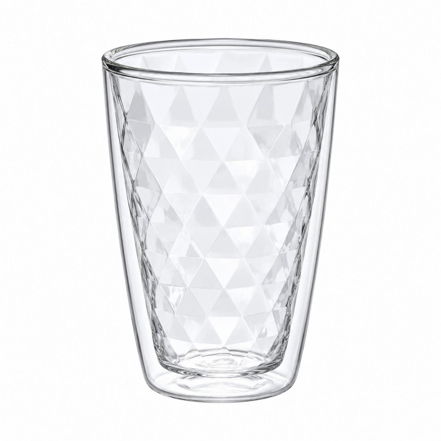 Tasse à double paroi motif géométrique 250ml-Domellocasa