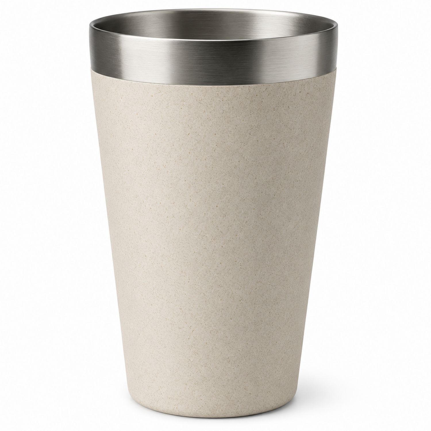 Gobelet Isotherme Beige 500ml en Acier Inoxydable-Domellocasa