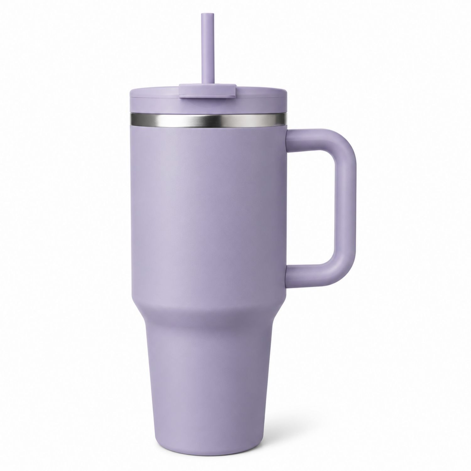 Gobelet Isolé avec Paille - 710ml - Lilas-Domellocasa