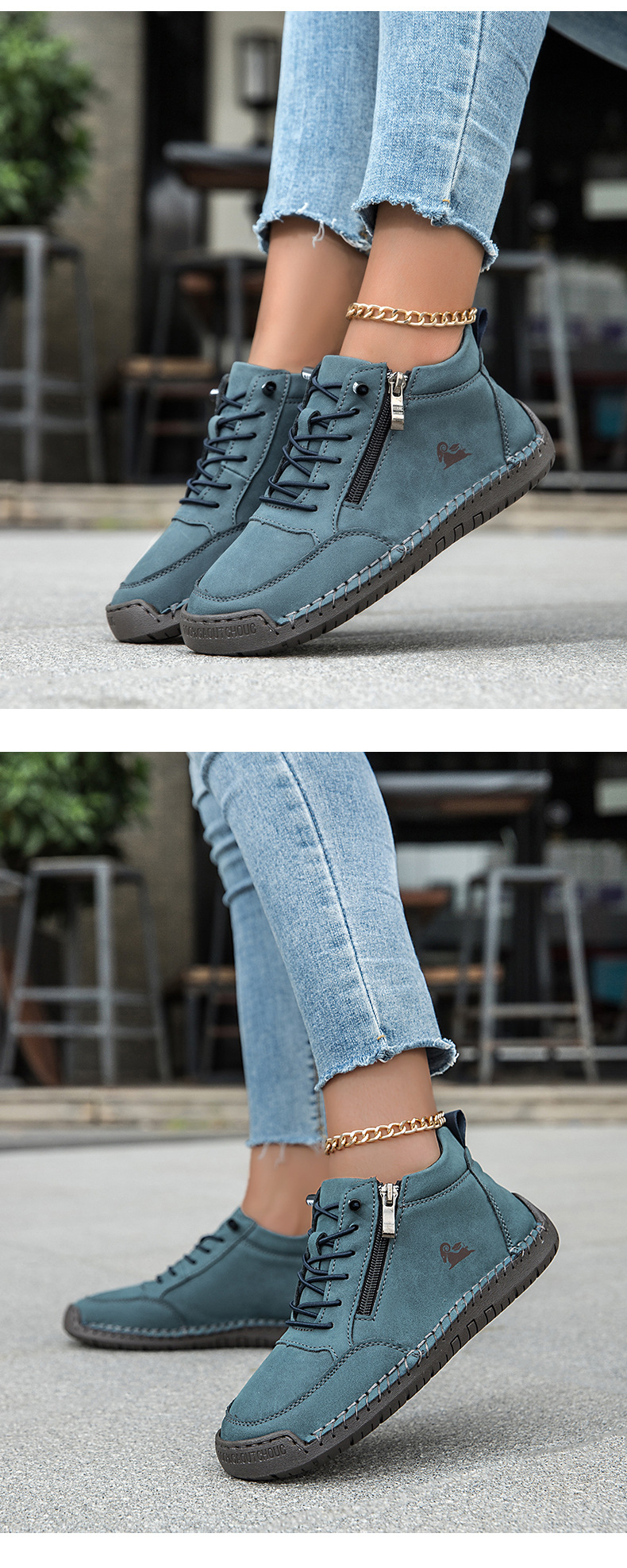 Women&rsquo;s Hand Stitched Soft Sole Flat Casual Shoes