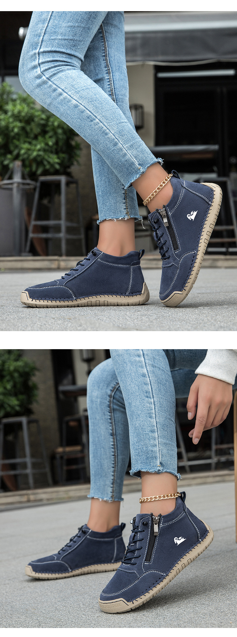 Women&rsquo;s Hand Stitched Soft Sole Flat Casual Shoes