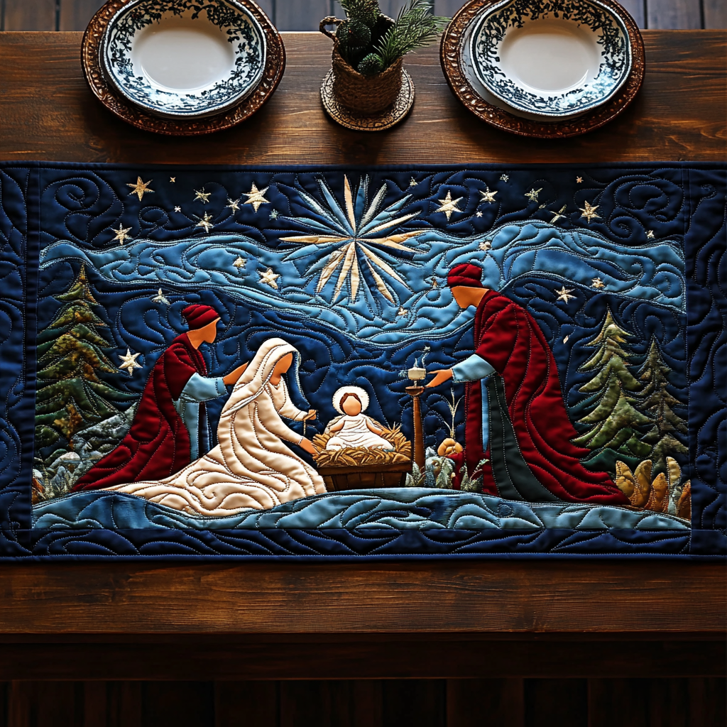 OANVAX Quilted tablecloth