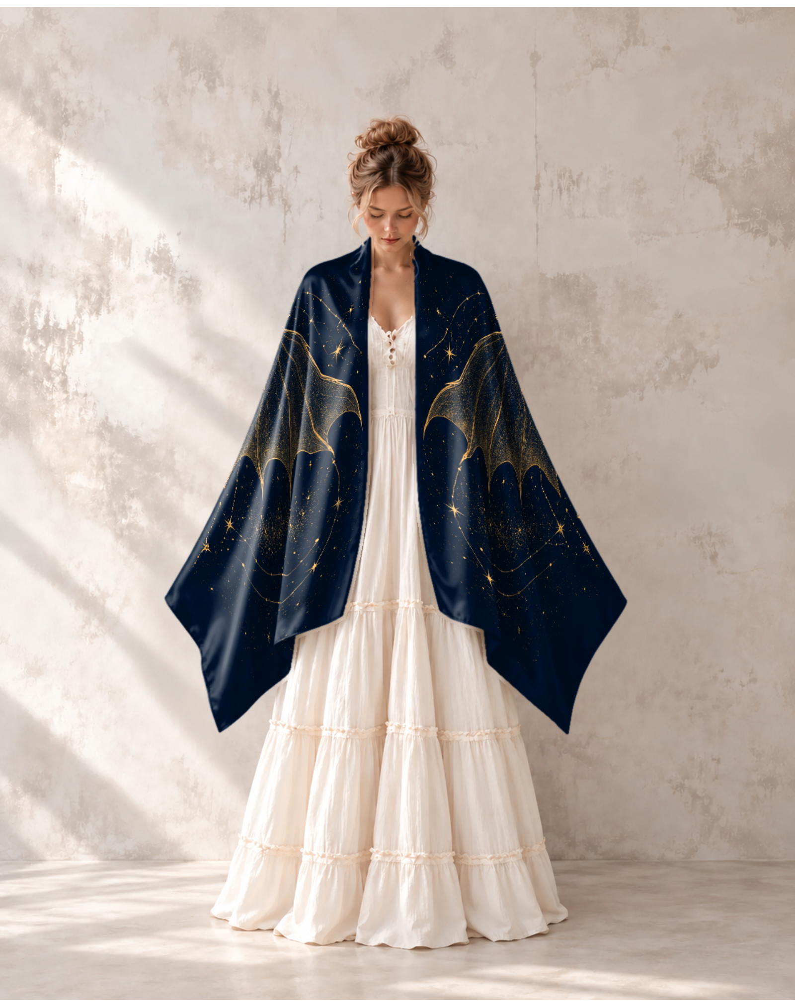 Witchy Celestial Star Constellation Dragon Wrap