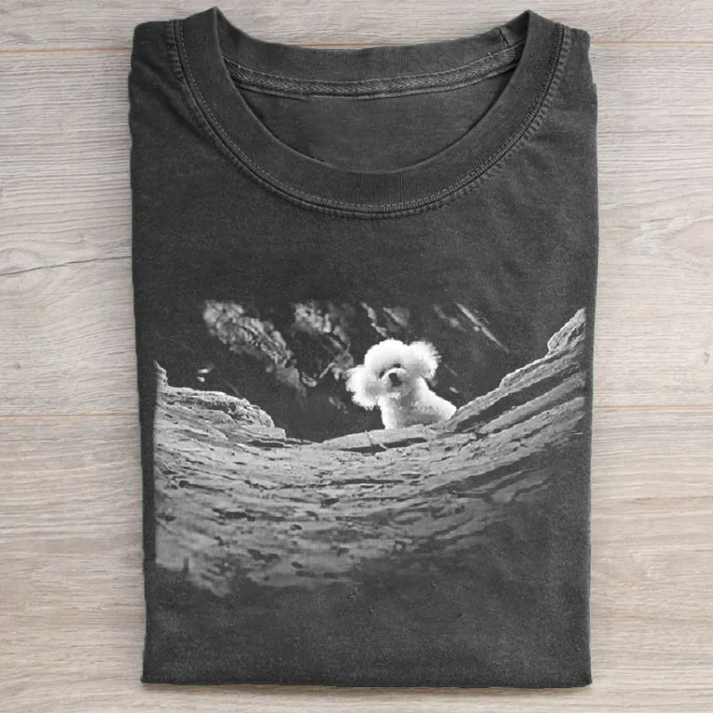 Silence Of The Lambs dog T-Shirt Dark Grey