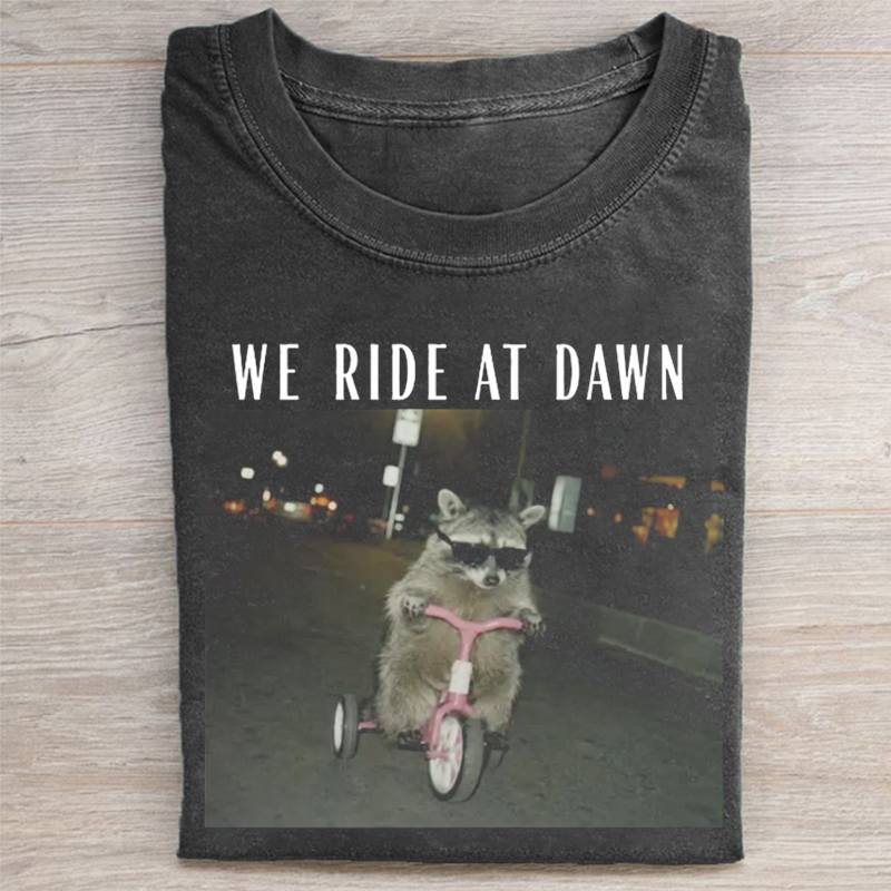 We Ride at Dawn T-Shirt Dark Grey