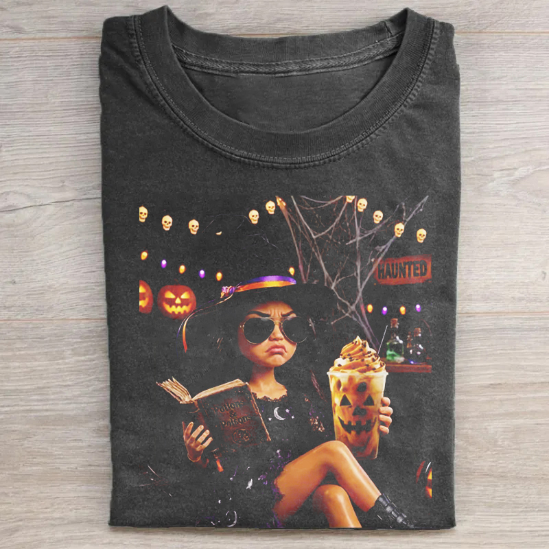 Halloween Haunted Funny Doll Meme T-Shirt
