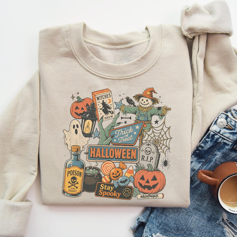 Vintage Halloween Sweatshirt